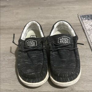 Hey Dude Kids Charcoal Moccasins
